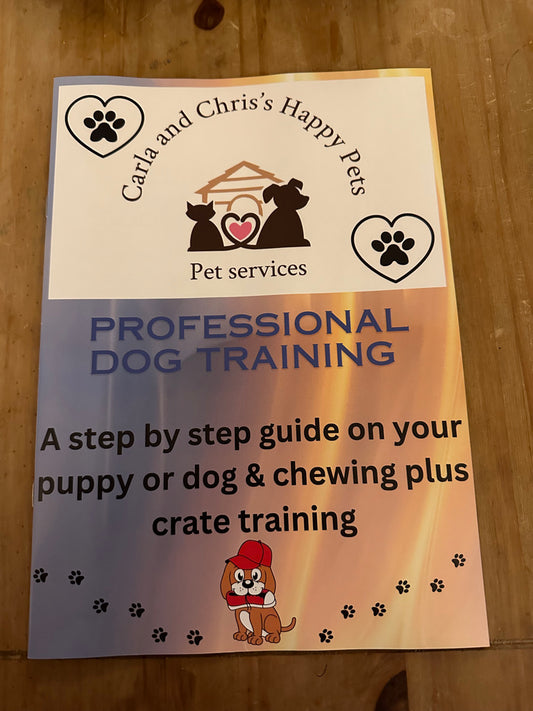 Professional Dog Training Booklet - Chewing & Crate Training