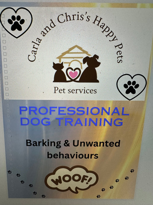 Professional dog training booklet - Barking and unwanted behaviours